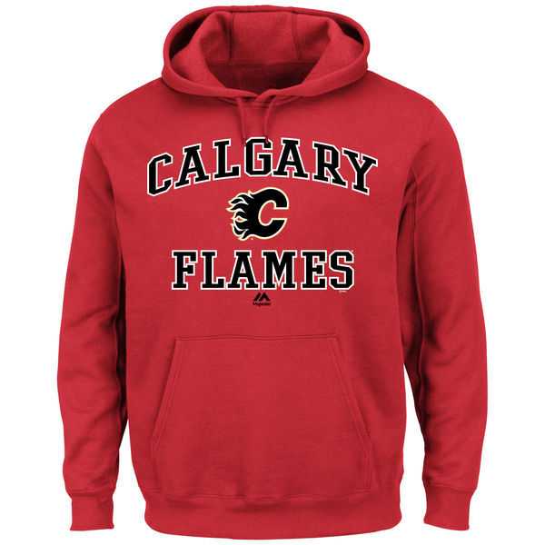 Men's Calgary Flames Majestic Heart x26 Soul Hoodie - Red,We sell and wholesale Men's Calgary Flames Majestic Heart x26 Soul Hoodie - Red on line form chian!